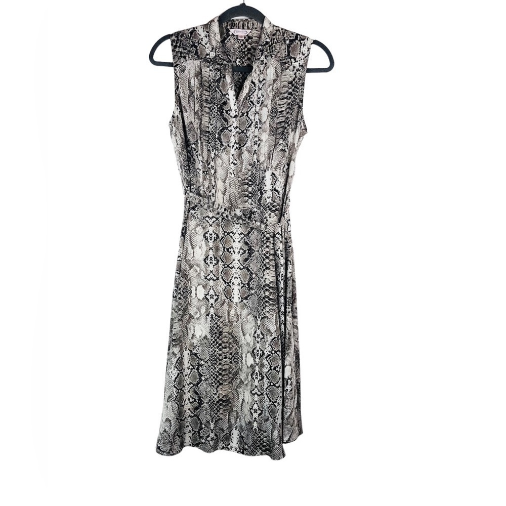 NWT Nanette Lepore Snakeskin Print Tank Dress Size 4